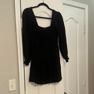 Black long sleeve dress